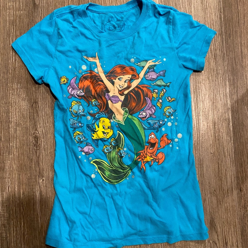 XL girls Disney princess Ariel T-shirt short sleeve